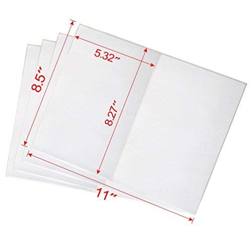 Immuson Shipping Labels with Rounded Corner, 8.5 x 5.5 Inches Half Sheet Self Adhesive Shipping Address Labels for Laser and Inkjet Printer, 1000 labels - Image 5